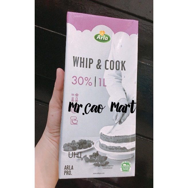Whip and Cook cream kem nấu 1lít