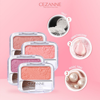 Phấn má hồng Cezanne Natural Cheek N Nhật Bản 4g