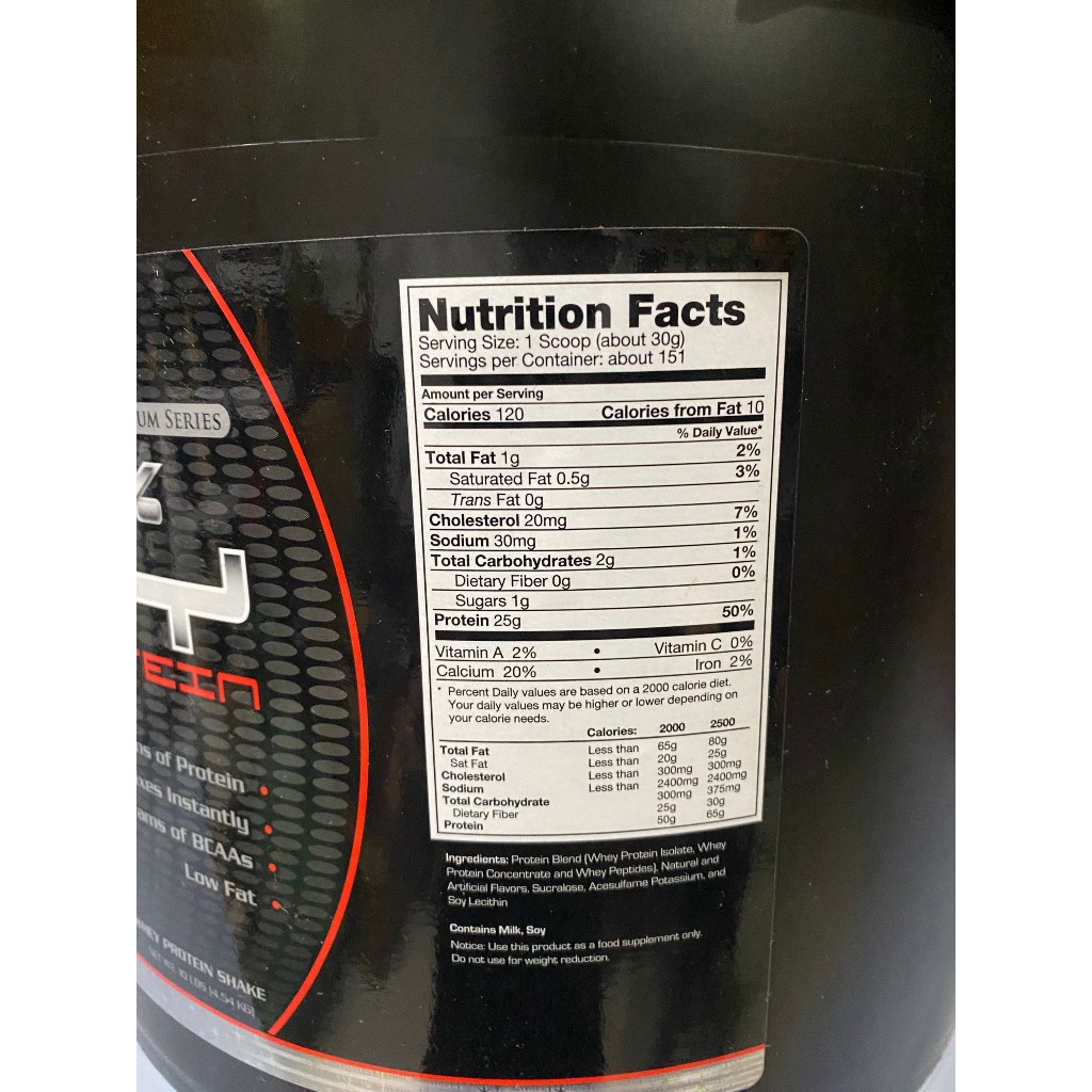 Bột đạm dinh dưỡng thể thao thể hình PROSTAR 100% WHEY 10LBS  hỗ trợ tăng cơ từ thương hiệu ULTIMATE NUTRITION