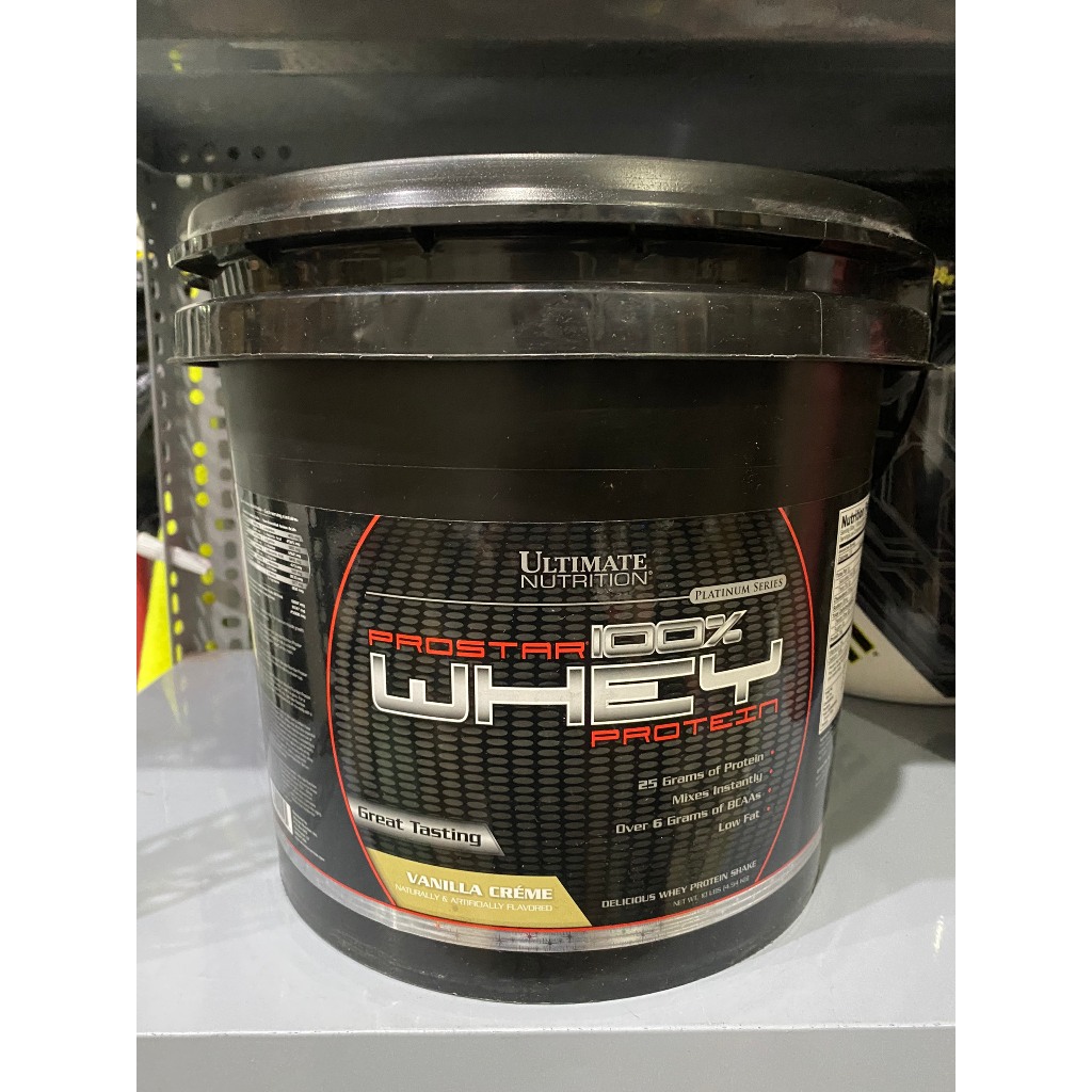 Bột đạm dinh dưỡng thể thao thể hình PROSTAR 100% WHEY 10LBS  hỗ trợ tăng cơ từ thương hiệu ULTIMATE NUTRITION