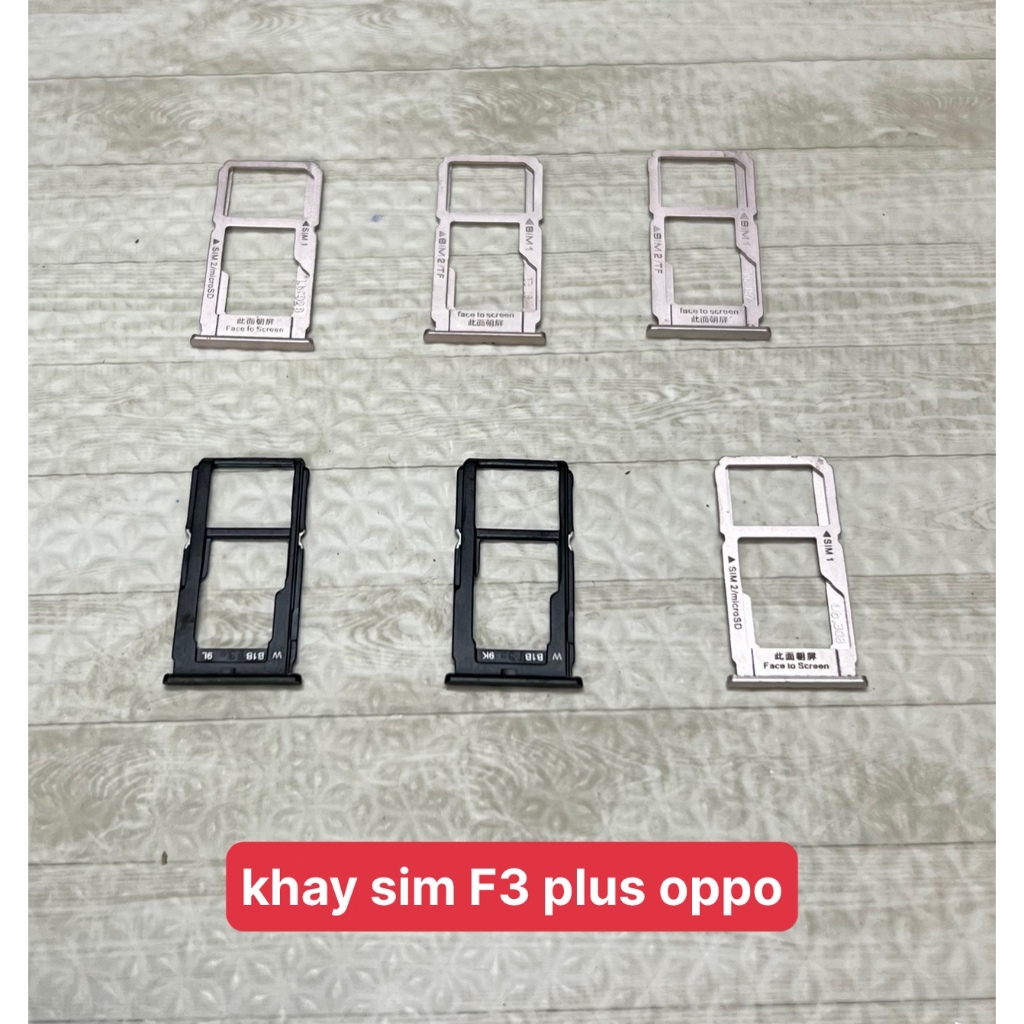 Khay sim F3 plus oppo (zin bóc máy)