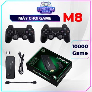 Máy chơi game cầm tay không dây Stick V2 Pro M8 64GB, kết nối HDMI với TV máy tính, hơn 10000 trò chơi hình ảnh sắc nét.