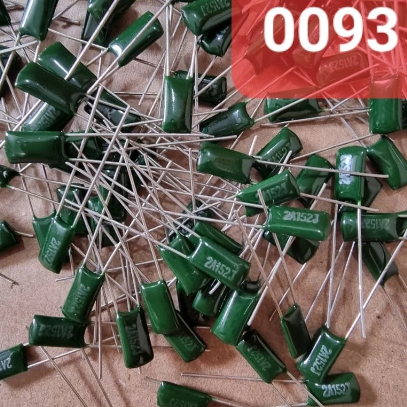 50 con Tụ mica 152J 152 100V (1.5nF-100V)