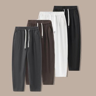 Quần nỉ nam Soonvn, form slimfit chất liệu nỉ poly 2DA co giãn chống nhăn xù_N1