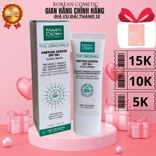 Kem chống nắng martiderm sps50+ 40ml chính hãng korea kvvv_krean14