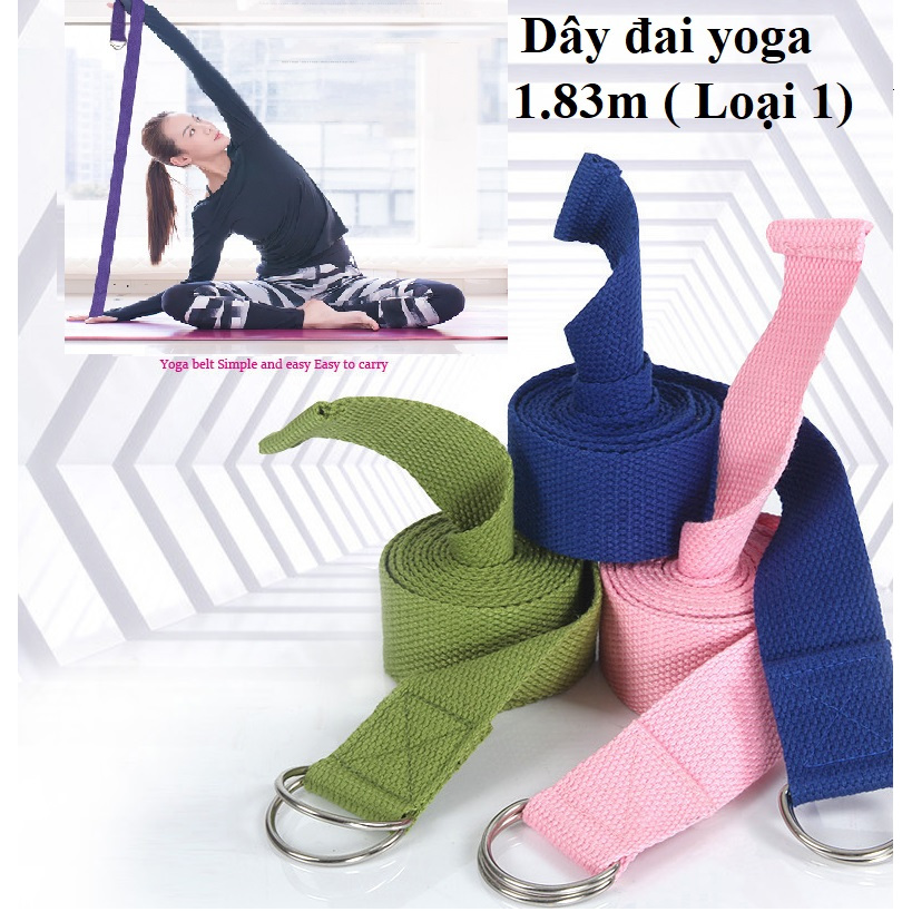 Dây đai tập yoga (màu ngẫu nhiên)