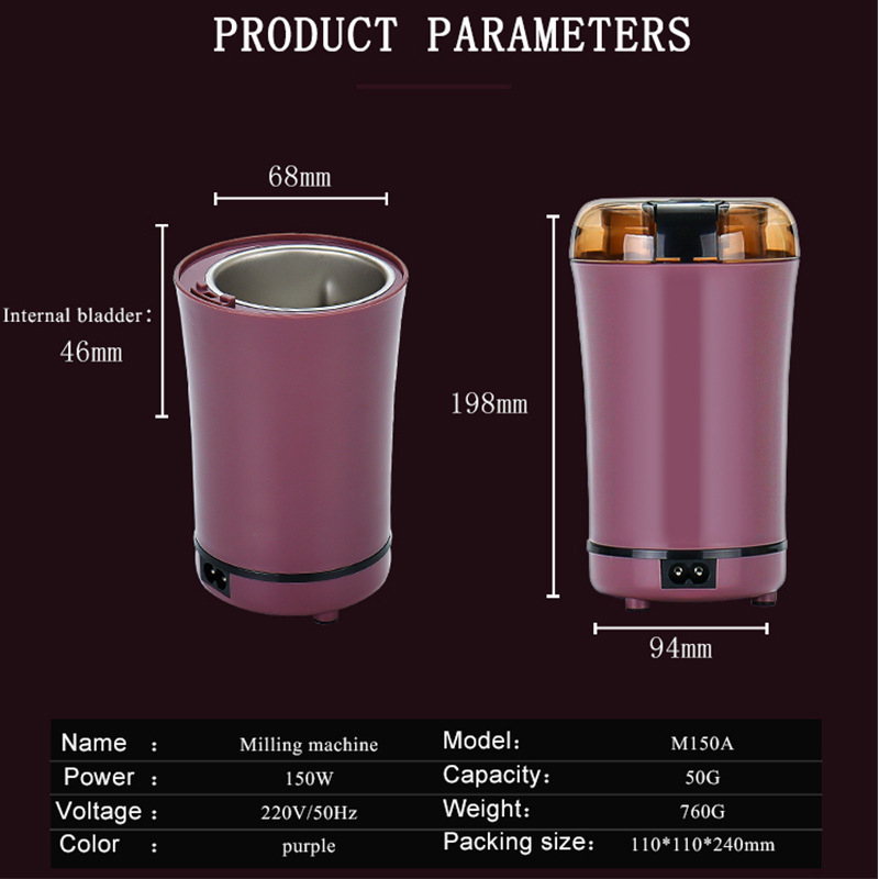 Máy xay thịt, máy xay ngũ cốc mini đa năng DELA chính hãng nghiền siêu tốc MXM04