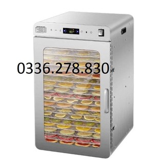 Máy sấy hoa quả -sấy thực phẩm khô 20 khay-inox 100%, khử mùi ozon -bảo hành 12 tháng
