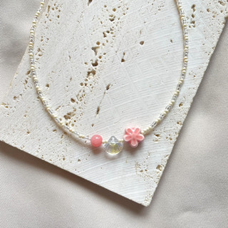 Vòng cổ hạt handmade Ngọc ngà