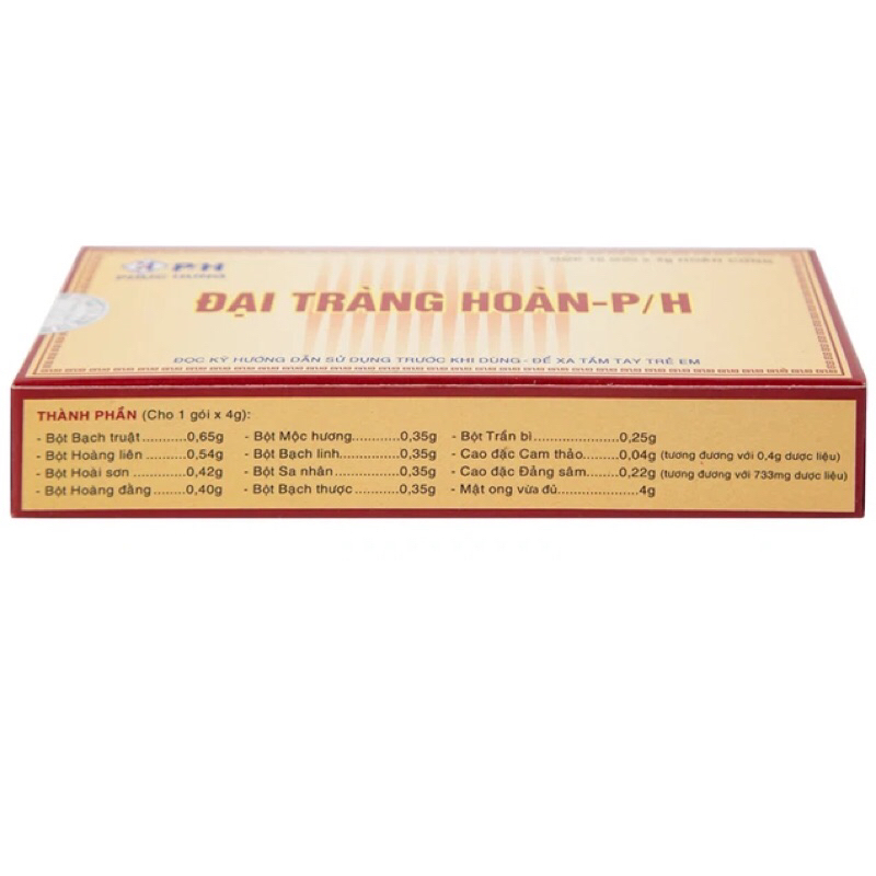 Thuốc Đại Tràng Hoàn P/H điều trị viêm đại tràng cấp và mãn tính