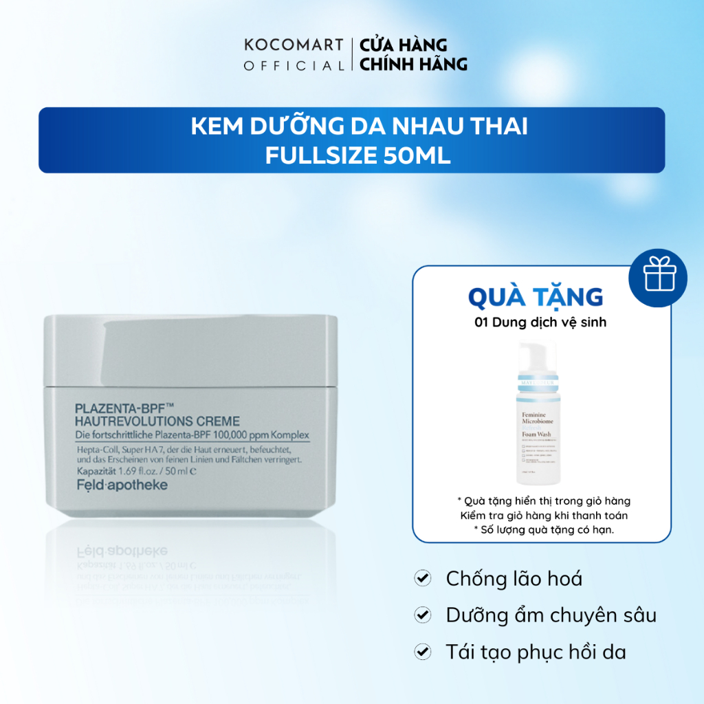 Kem Dưỡng Da Nhau Thai Feld Apotheke Placenta-BPFTM Skin Revolution Cream