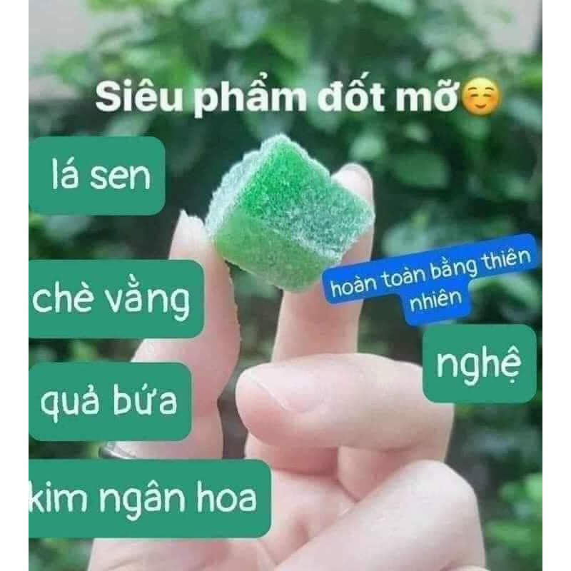Kẹo gôm X2 slim đàn cho cơ địa lờn - an toàn  tặng kèm detox rau củ
