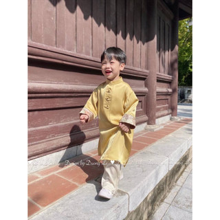 áo dài "RỒNG" cho bé trai, áo dài mặc đi chơi lễ tết ( ÁO CHOÀNG MUA RIÊNG)