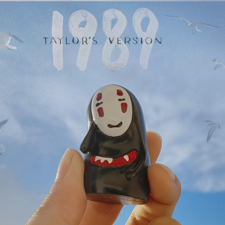 Tượng Vô Diện nhân vật Hoạt hình Vùng Đất Linh Hồn trang trí tiểu cảnh, sưu tầm