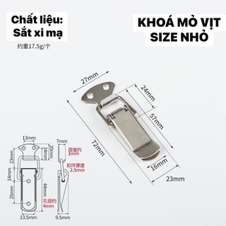 Combo 4 Khoá mỏ vịt, khoá lẫy bắt tủ