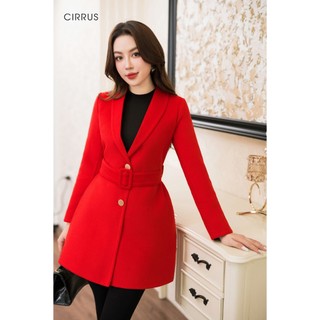 Áo manto nữ dạ lông cừu cirrus 830130