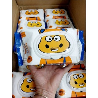 Khăn ướt hippo giấy khổ lớn 650gr