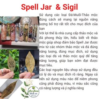 Sigil nguyệt quế & spell jar song an eco