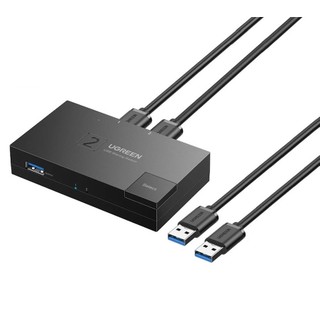 Bộ chia sẻ usb 3.0 2 in 1 out hoặc 1 in 2 out ugreen 15149