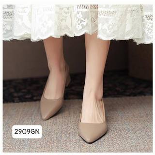Giày Cao Gót Đế Vuông 2909GN