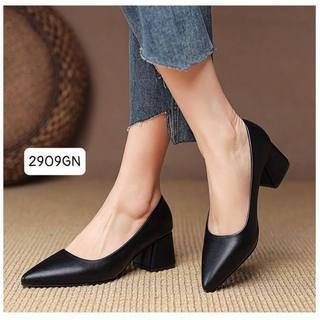 Giày Cao Gót Đế Vuông 2909GN