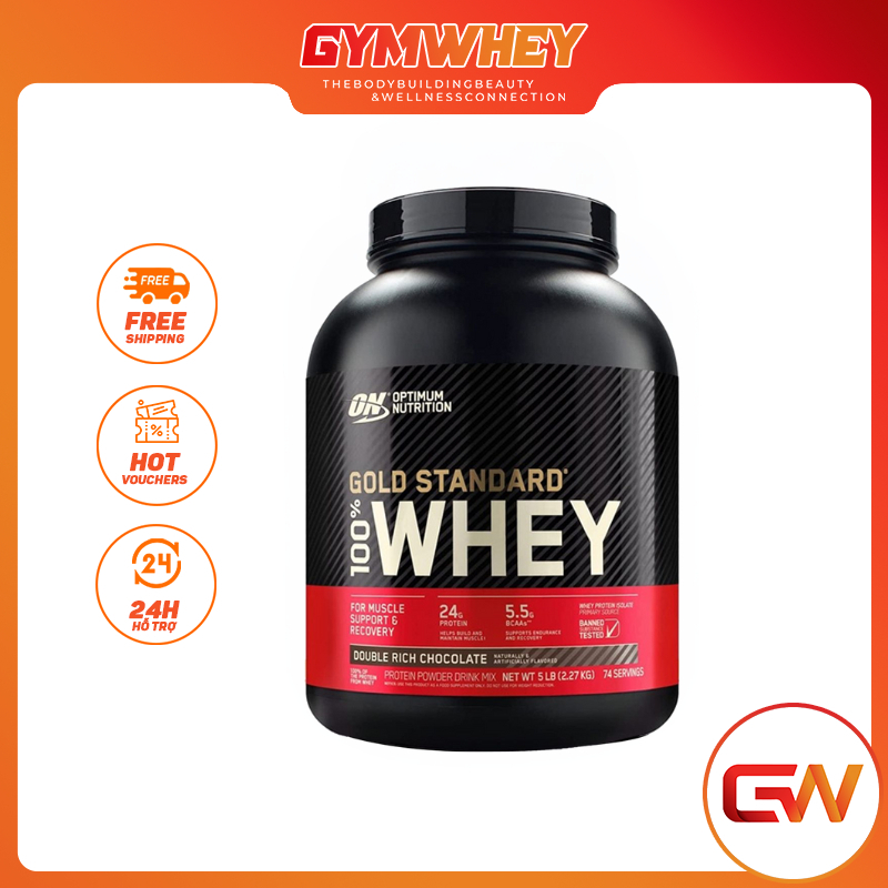 GOLD STANDARD WHEY Sữa tăng cơ bắp ON Gold Stard Whey 5 Lbs (2.6kg)