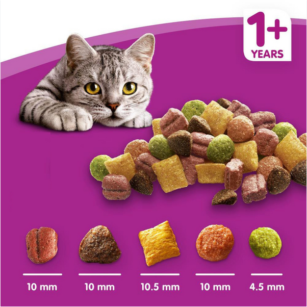 Thức ăn hạt dành cho mèo Whiskas 400g & 450g