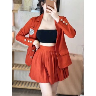 Sét áo vest 3 món vải tuyết mưa sang chảnh-Hình thật 💯%