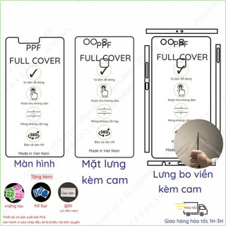 Dán PPF Huawei P9/  P9 plus (P9+) loại trong, loại nhám dành cho màn hình, mặt lưng kèm cam, lưng bo viền kèm cam