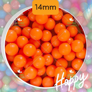 10 viên bi nhựa 14mm chưa có số - phụ kiện của lô tô quay