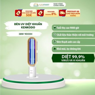 Đèn uv diệt khuẩn kenkodo 38w 9000h, đèn tia cực tím diệt khuẩn ozone o3