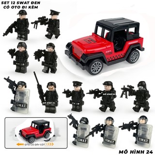 [combo] đồ chơi nhân vật cho trẻ em quân sự cảnh sát bộ đội đặc nhiệm lính la mã swat police