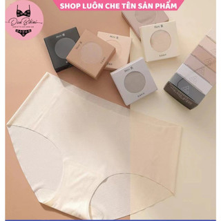 Set 6 quần chip quần lót nữ su thạch tàng hình không đường may không lộ viền kèm hộp mini
