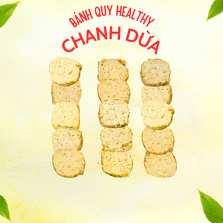 Bánh quy cookie healthy vị chanh dừa ít ngọt ít béo ăn kiêng ít năng lượng