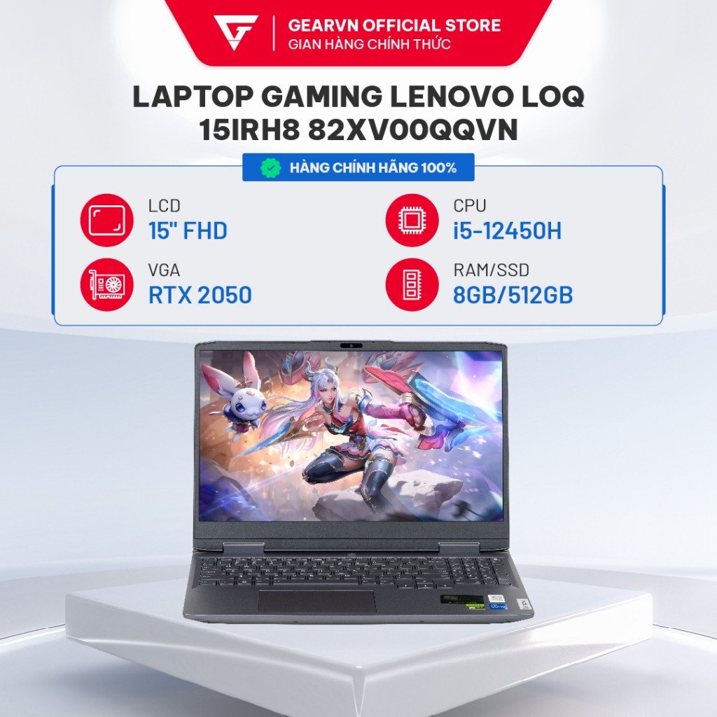 Laptop gaming Lenovo LOQ 15IRH8 82XV00QQVN