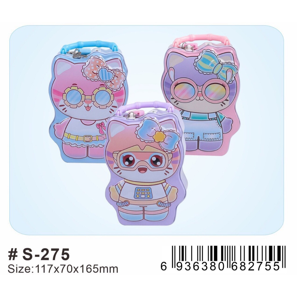 Két sắt mini Bé Gái hình nhân vật hoạt hình ngựa pony mèo kitty cho bé trang trí bàn học- HOME SHOP ONLINE