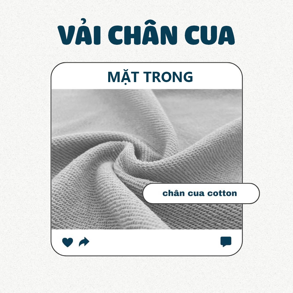 Áo Hoodie trơn chân cua vải 100% COTTON cao cấp