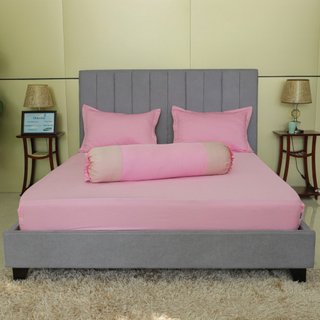 Bộ Drap gối Hometex Tencel Luxury đơn màu