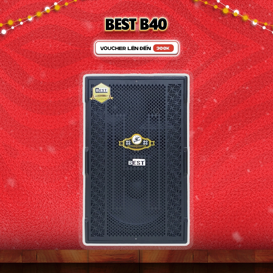 Loa kéo Best B40 – Bass 40 (500W) Kèm 2 Micro
