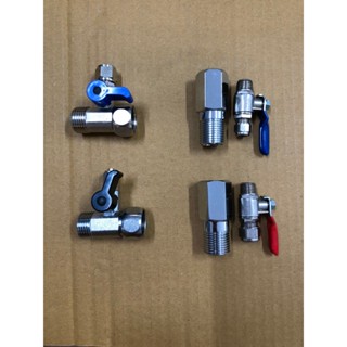 Van Khóa Cấp Nước đầu vào cho máy lọc nước RO,Nano, máy LỌC nóng lạnh -  Đầu vào Ren 21 - Ra dây 6mm hoặc dây 10mm