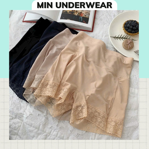 Quần Mặc Váy Cotton Bông Cao Cấp Thấm Hút Mồ Hôi Lưng Cao Mềm Mịn Thoải Mái Min Underwear 431300