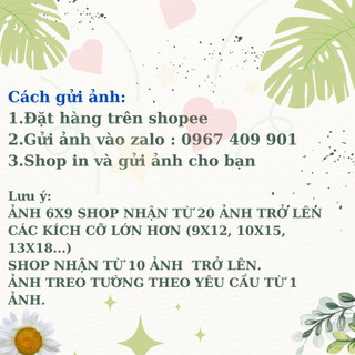 COMBO IN ẢNH 13X18 ÉP LỤA