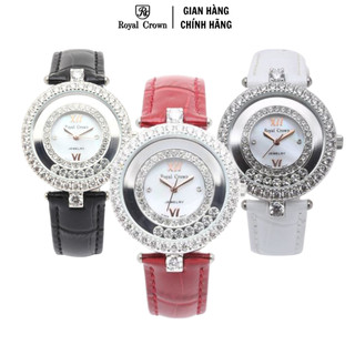 Đồng hồ nữ chính hãng Royal Crown 3628 ST Dây da các màu