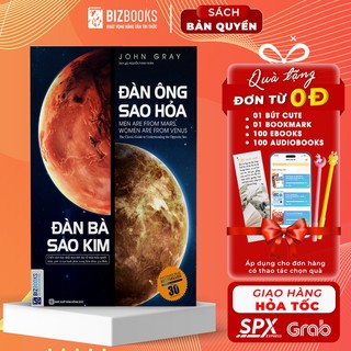 Sách Đàn Ông Sao Hỏa Đàn Bà Sao Kim - Thấu Hiểu Phụ Nữ Đàn Ông Hay, Giữ Hạnh Phúc Gia Đình, Tình Yêu