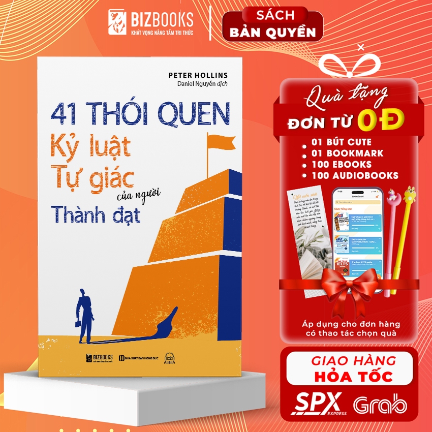 Sách 41 Thói Quen Kỷ Luật Tự Giác Của Người Thành Đạt - Bizbooks