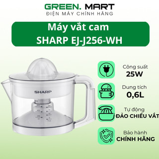 Máy vắt cam sharp ej-j256-wh | máy ép cam sharp j256 màu trắng công suất 25w | bh 12 tháng