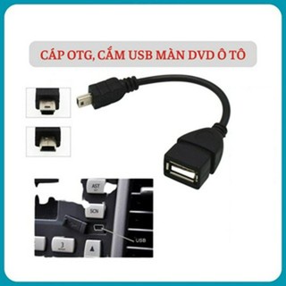 Cáp OTG đầu vuông Mini USB to USB