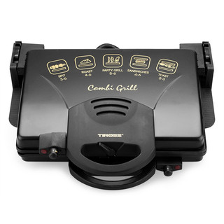 Kẹp nướng điện Tiross TS965 (Đen)