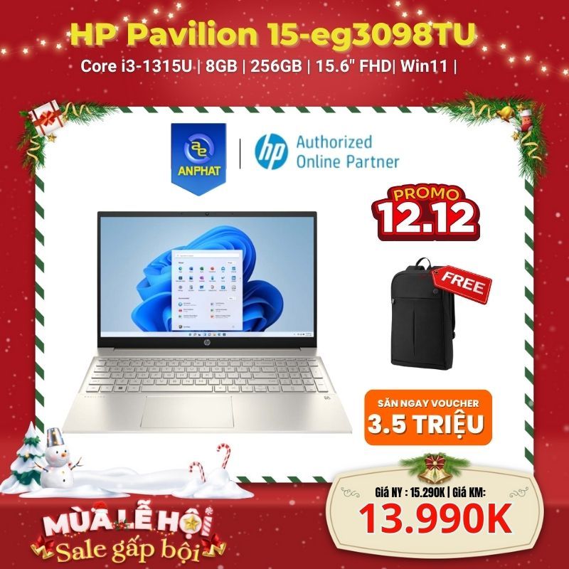 Laptop HP Pavilion 15-eg3098TU (Core i3-1315U & 15.6 inch FHD)