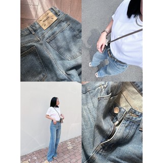 Quần jeans suông BASIC BOA JEANS